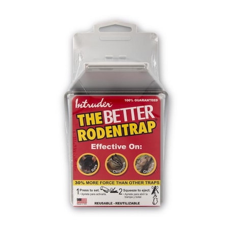Intruder Intruder The Better Rodentrap Large Snap Trap For Rodents 1 pk 16500